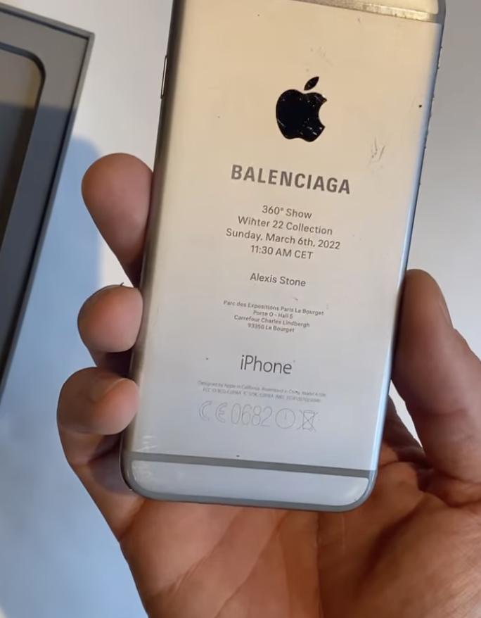Sustainable Internet confused as Balenciaga sends out damaged iPhones as  show invites