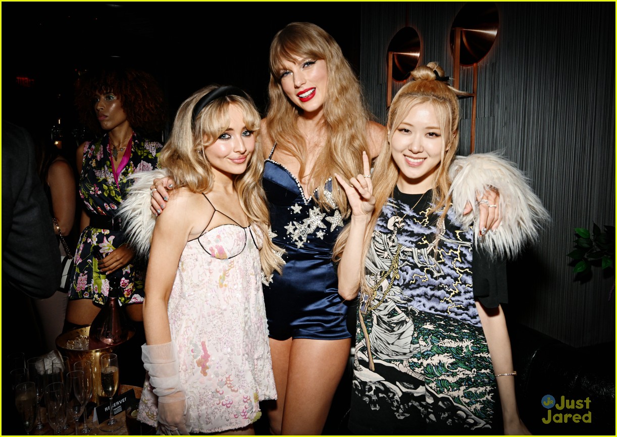 Rose BLACKPINK, Taylor Swift, dan Sabrina Carpenter Foto Bareng di After  Party MTV VMAs